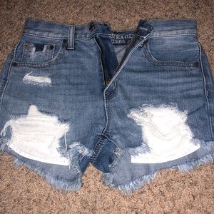 American Eagle Vintage Hi-rise festival shorts